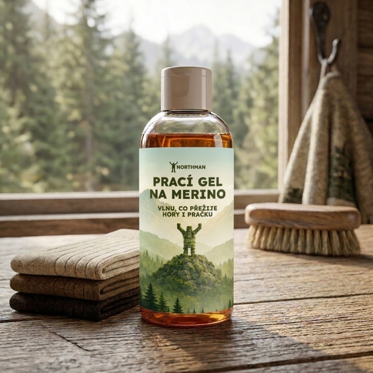 Prací gel na merino